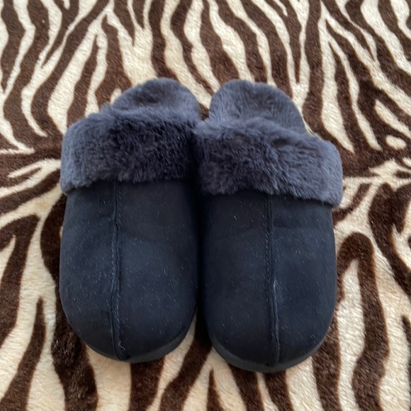 powerstep Shoes - Power step Black Suede slippers